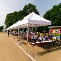 運動会の予行練習がありました