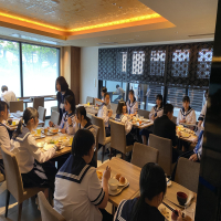 修学旅行２日目朝食です