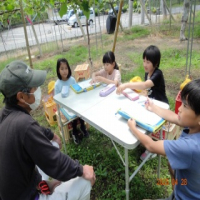 ３年生　第１回ぶどう園見学＆体験②