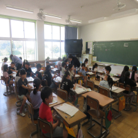 ３、4年生の授業（6/5）の様子です