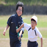 バトンをつなげ！気合入ってます！