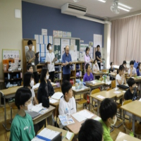 校内課題研究授業公開（5年生理科）