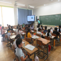 ３、4年生の授業（6/16）の様子です