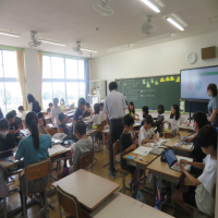 ５、６年生の授業（6/18）の様子です