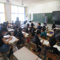 ５、６年生の授業（6/19）の様子です