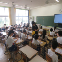 ５、６年生の授業（6/23）の様子です