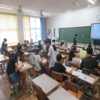 ５、６年生の授業（6/24）の様子です