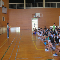創立記念集会・人権集会を行いました