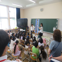 １、２年生の授業（6/27）の様子です