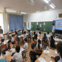 ５、６年生の授業（6/27）の様子です
