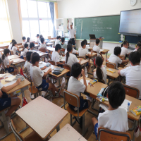 ５、６年生の授業（6/30）の様子です
