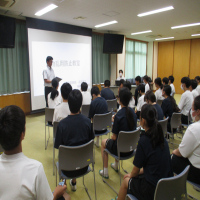 薬物乱用防止教室が行われました。