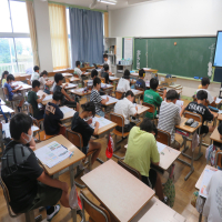 ５、６年生の授業（7/15）の様子です